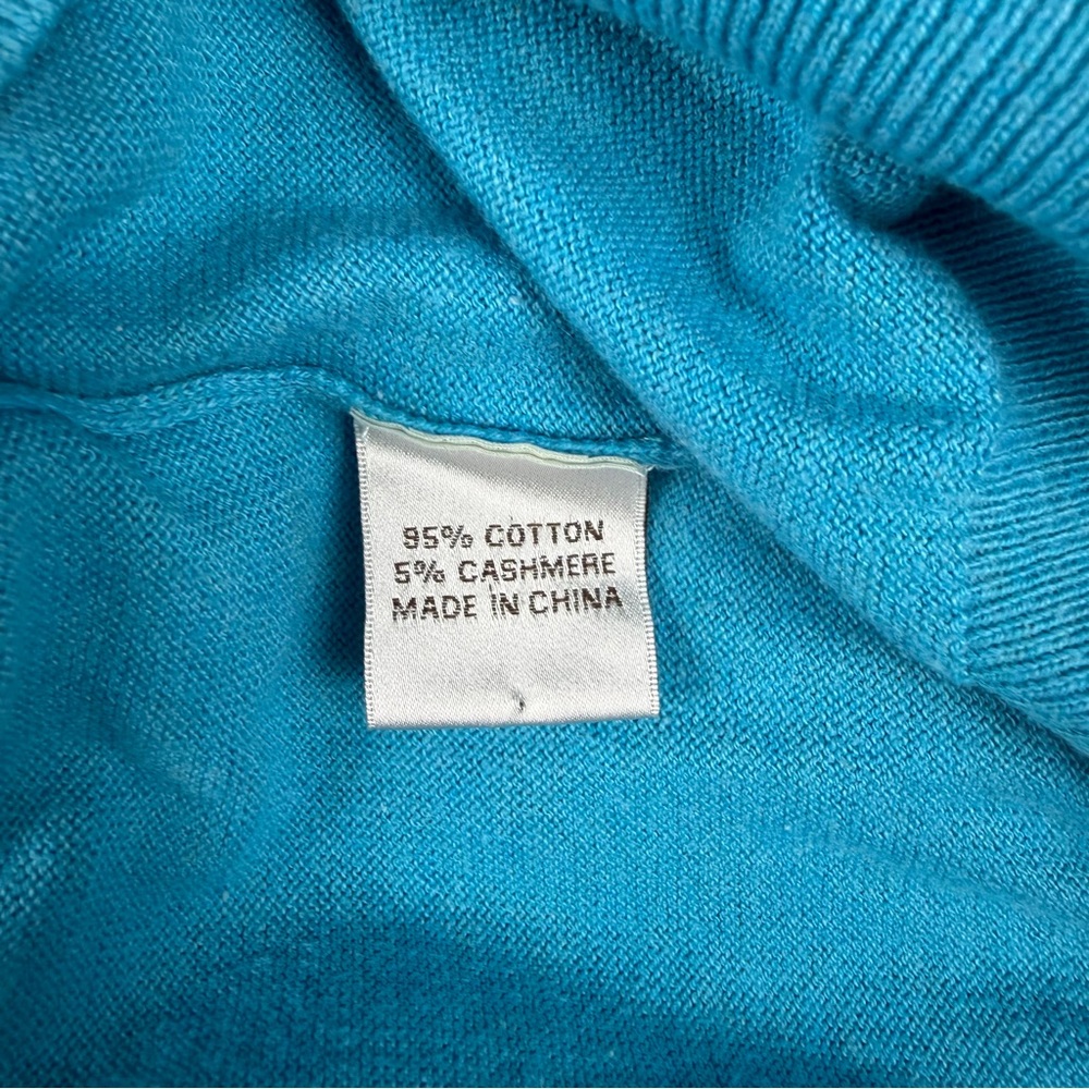 Peter Millar Men’s Sweater XL Blue Long Sleeve Cashmere Blend Pullover Golf - Picture 7 of 11